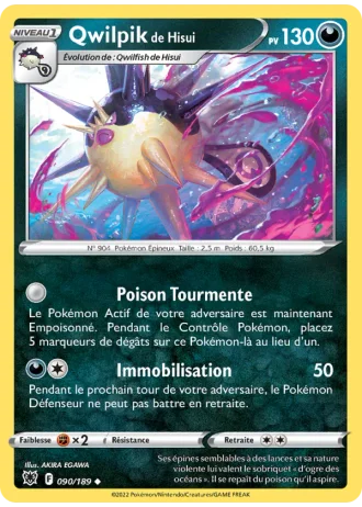 Qwilpik de Hisui #090/189 — Astres Radieux
