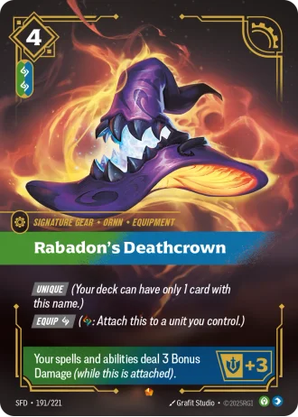 Rabadon's Deathcrown #191/221 — Spiritforged
