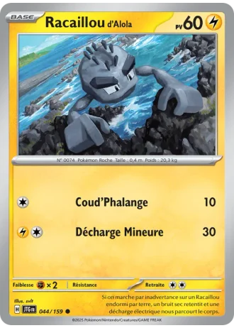 Racaillou d'Alola #044/159 — Aventures Ensemble