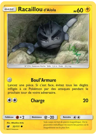 Racaillou d’Alola #32/111 — Invasion Carmin