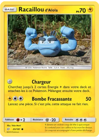 Racaillou d’Alola #35/181 — Duo de Choc