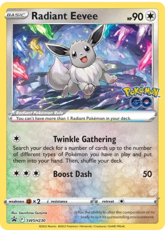 Radiant Eevee SWSH230 — Sword & Shield Promos