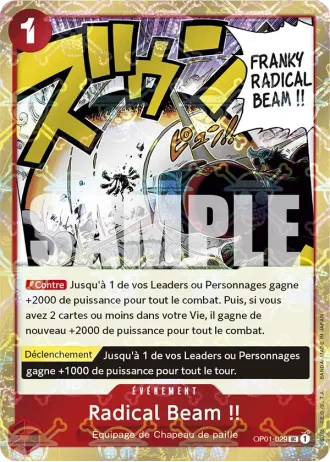 Radical Beam !! (OP01-029) (Jolly Roger Foil) — ONE PIECE CARD THE BEST (PRB01)