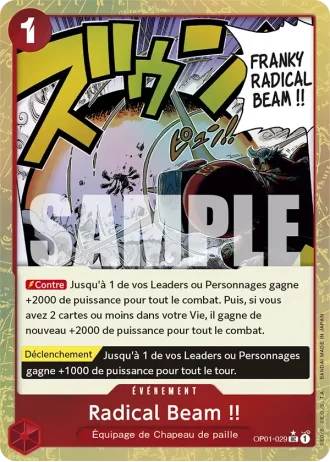 Radical Beam !! (OP01-029) (Reprint) — ONE PIECE CARD THE BEST (PRB01)