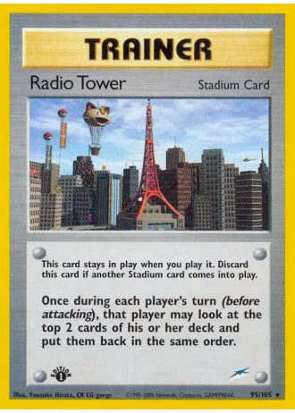 Radio Tower (1st Edition) #95/105 — Neo Destiny (1st Edition)