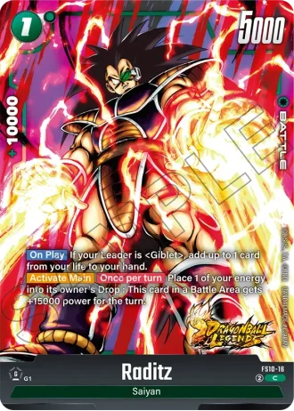 Raditz FS10-016 — Starter Deck EX: Giblet (FS10)