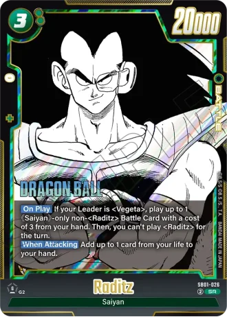 Raditz  SB01-026 — Manga Booster 01 (SB01)