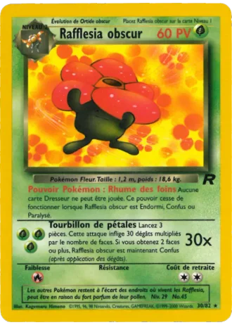 Rafflesia obscur #30/82 — Team Rocket