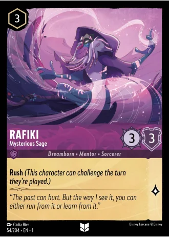 Rafiki - Mysterious Sage #54/204 — The First Chapter