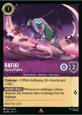 Rafiki - Mystical Fighter #36/204 — Fabled