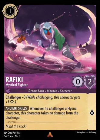 Rafiki - Mystical Fighter #54/204 — Into the Inklands