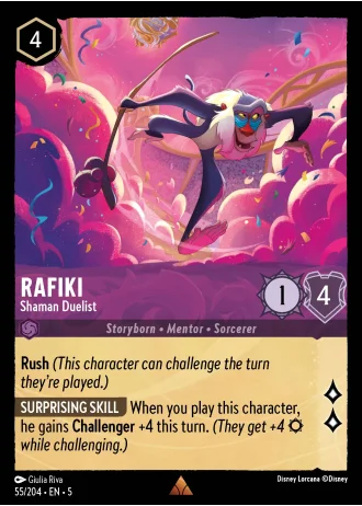 Rafiki - Shaman Duelist #55/204 — Shimmering Skies