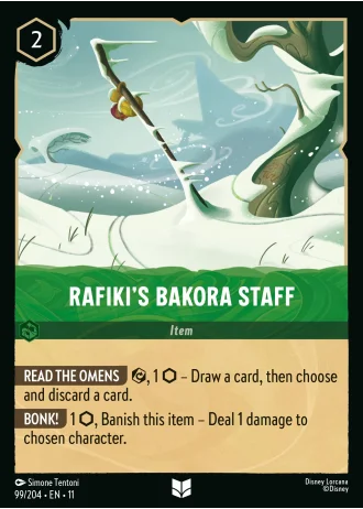 Rafiki's Bakora Staff #99/204 — Winterspell