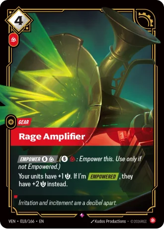 Rage Amplifier #018/166 — Vendetta