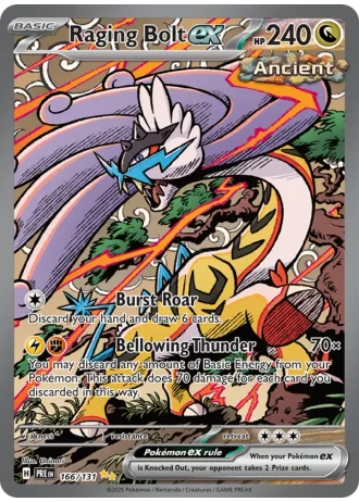Raging Bolt ex #166/131 — Prismatic Evolutions