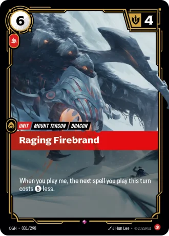 Raging Firebrand #031/298 — Origins
