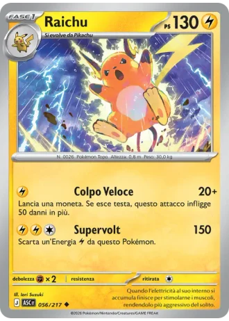 Raichu #056 — Ascesa Eroica