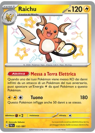Raichu #132 — Destino di Paldea