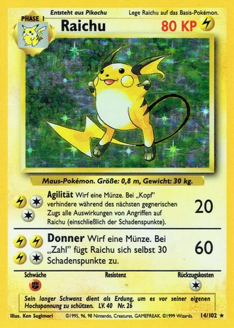 Raichu #14 — Grundset