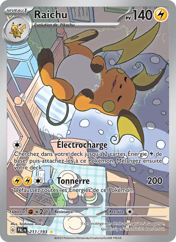 Raichu #211 — Évolutions à Paldea