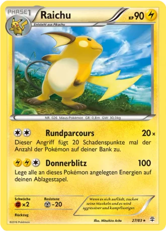 Raichu #27/83 — Generationen