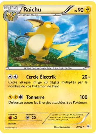 Raichu #27/83 — Générations