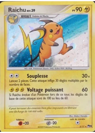 Raichu #3/17 — POP Série 9