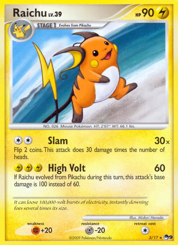 Raichu #3 — POP Series 9