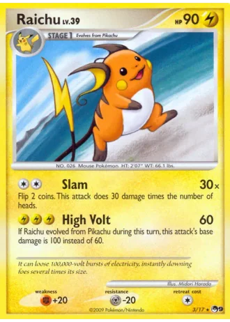 Raichu #3 — POP Series 9