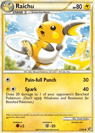 Raichu #33/90 — Senza Paura
