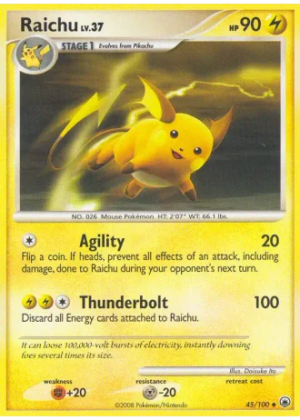 Raichu #45/100 — Alba Suprema