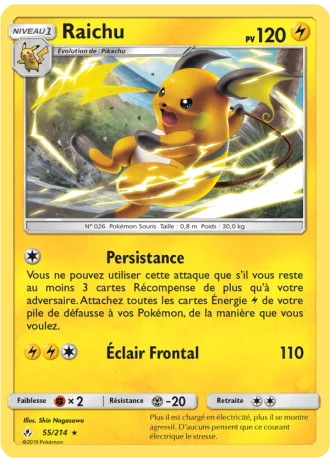 Raichu #55/214 — Alliance Infaillible