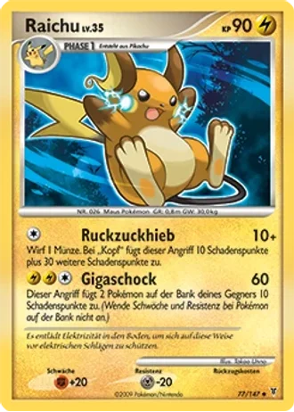 Raichu #77/147 — Ultimative Sieger