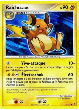 Raichu #77/147 — Vainqueurs Suprêmes