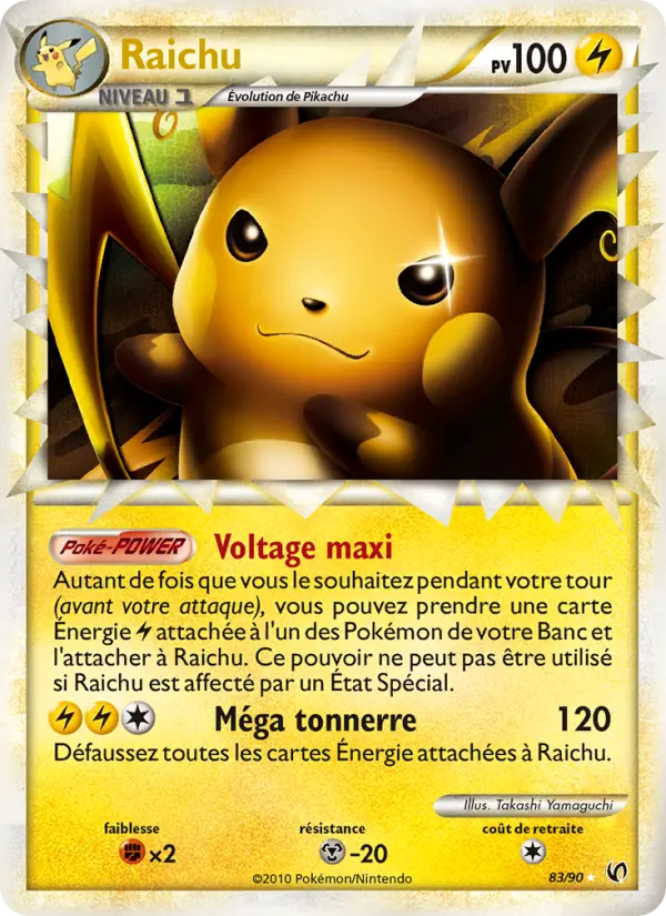 Raichu #83 — Indomptable