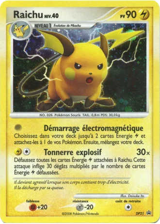 Raichu DP21 — Diamant & Perle Promos