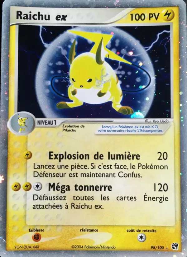 Raichu ex #98 — EX Tempête de sable