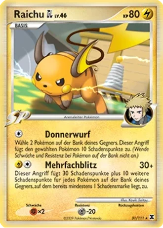 Raichu GL #31/111 — Aufstieg der Rivalen