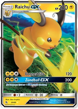Raichu GX #20/68 — Verborgenes Schicksal