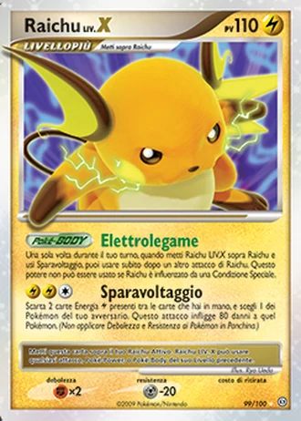 Raichu LIV.X #99/100 — Fronte di Tempesta