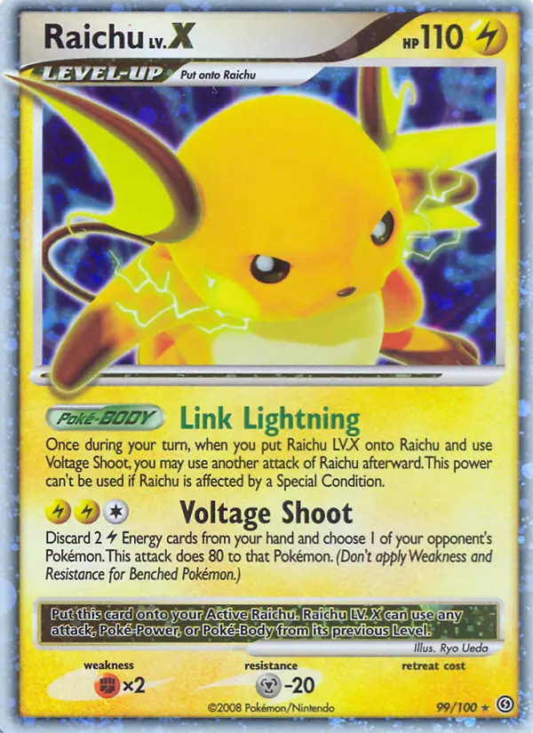 Raichu LV.X #99 — Stormfront