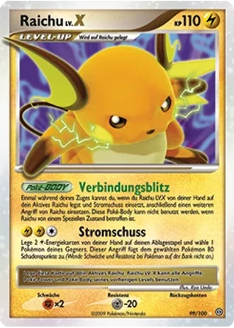 Raichu LV.X #99 — Sturmtief