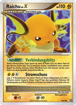 Raichu LV.X #99 — Sturmtief
