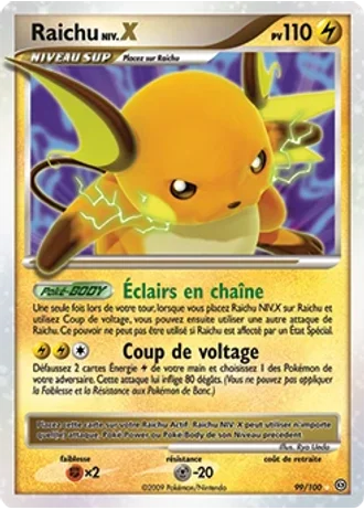 Raichu Niv.X #99 — Tempête