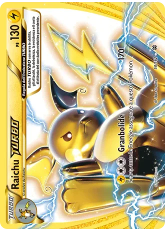 Raichu TURBO #50/162 — Turbo Blitz