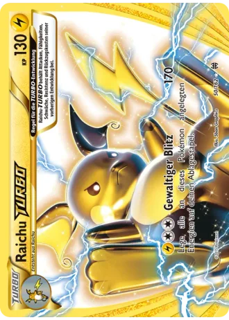 Raichu TURBO #50/162 — TURBOstart