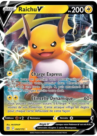 Raichu V #045/172 — Stars Étincelantes