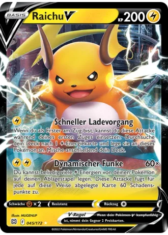 Raichu V #045/172 — Strahlende Sterne