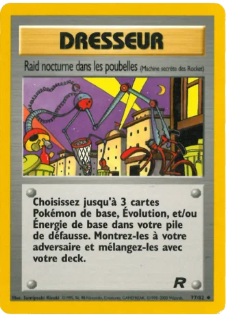 Raid nocturne dans les poubelles (première édition) #77/82 — Team Rocket (1ère Édition)