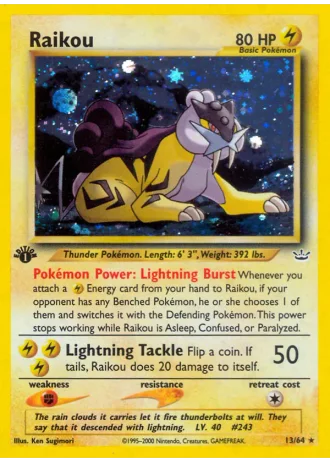 Raikou #13/64 — Neo Revelation